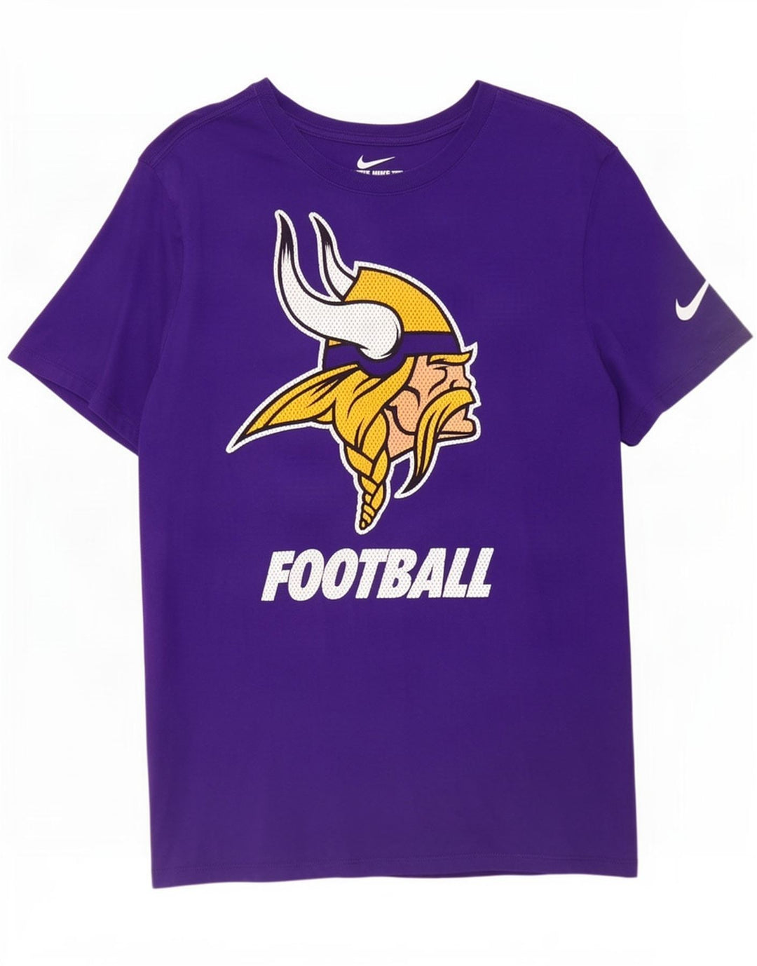 Nike Herren Minnesota Vikings Grafik-T-Shirt aus mittelvioletter Baumwolle