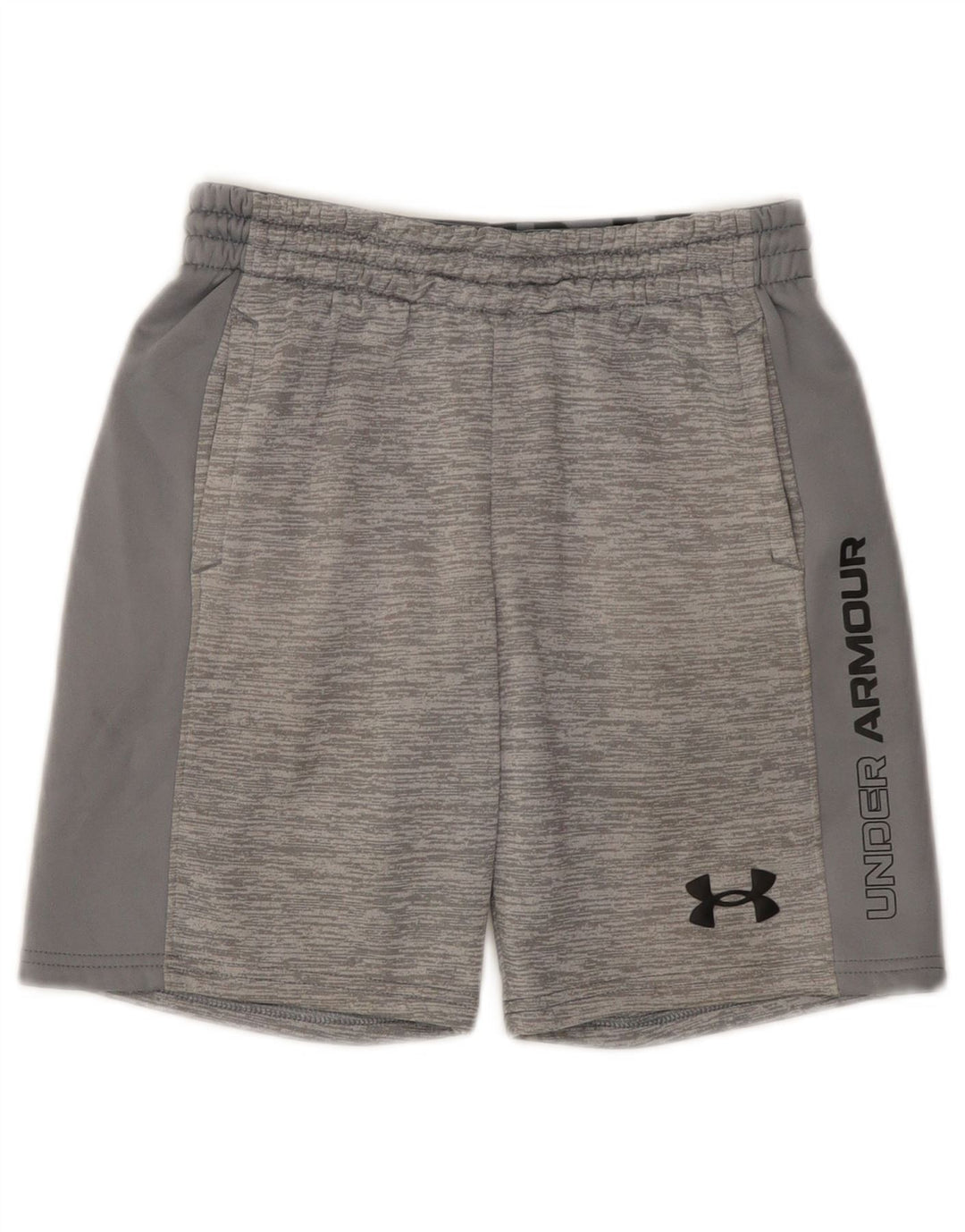 Under Armour Jungen Graphic Sport Shorts 9–10 Jahre Mittelgrau meliert