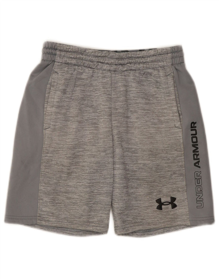 Under Armour Jungen Graphic Sport Shorts 9–10 Jahre Mittelgrau meliert
