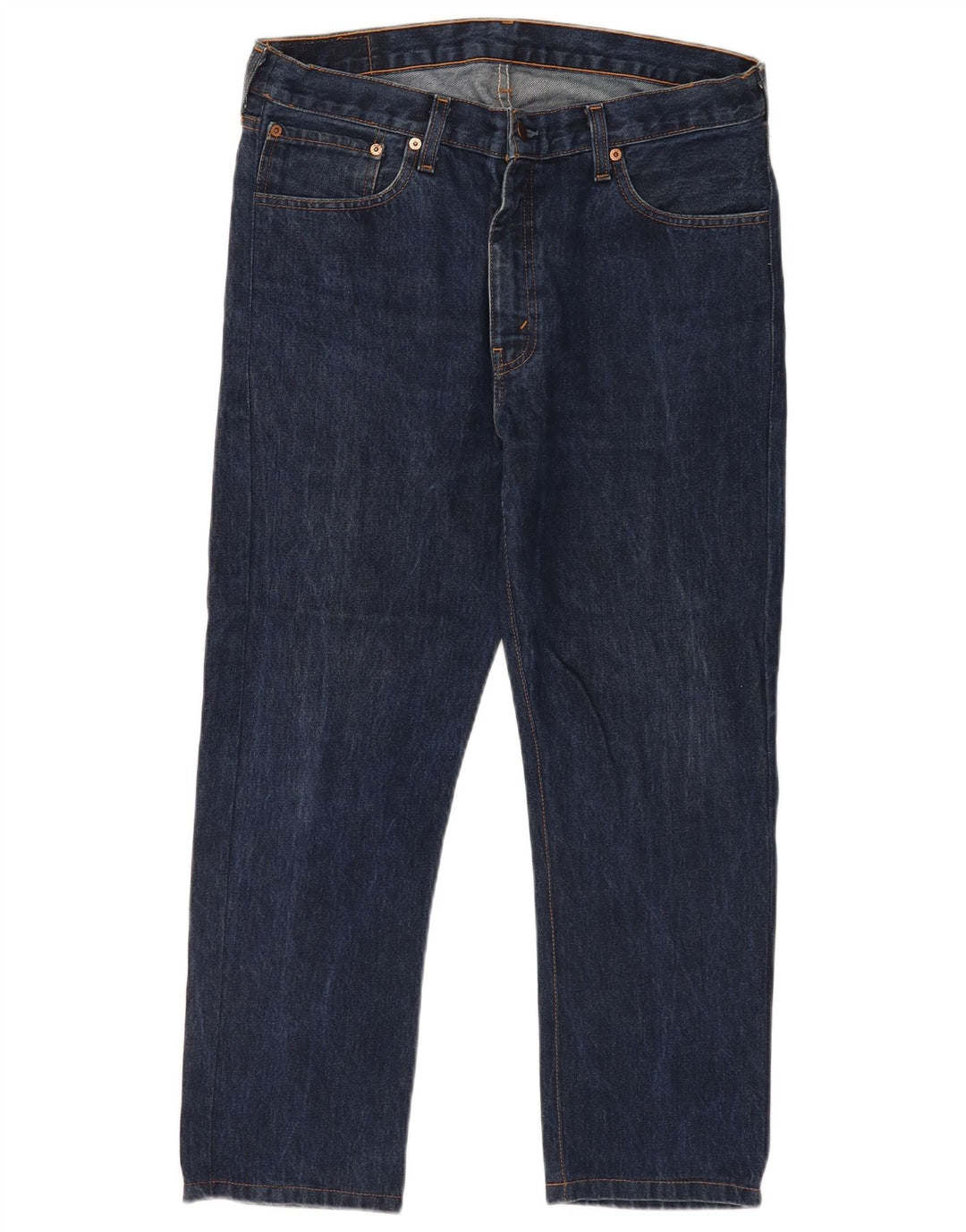 Levi's Herren 751 verkürzte gerade Jeans W36 L25 Marineblau
