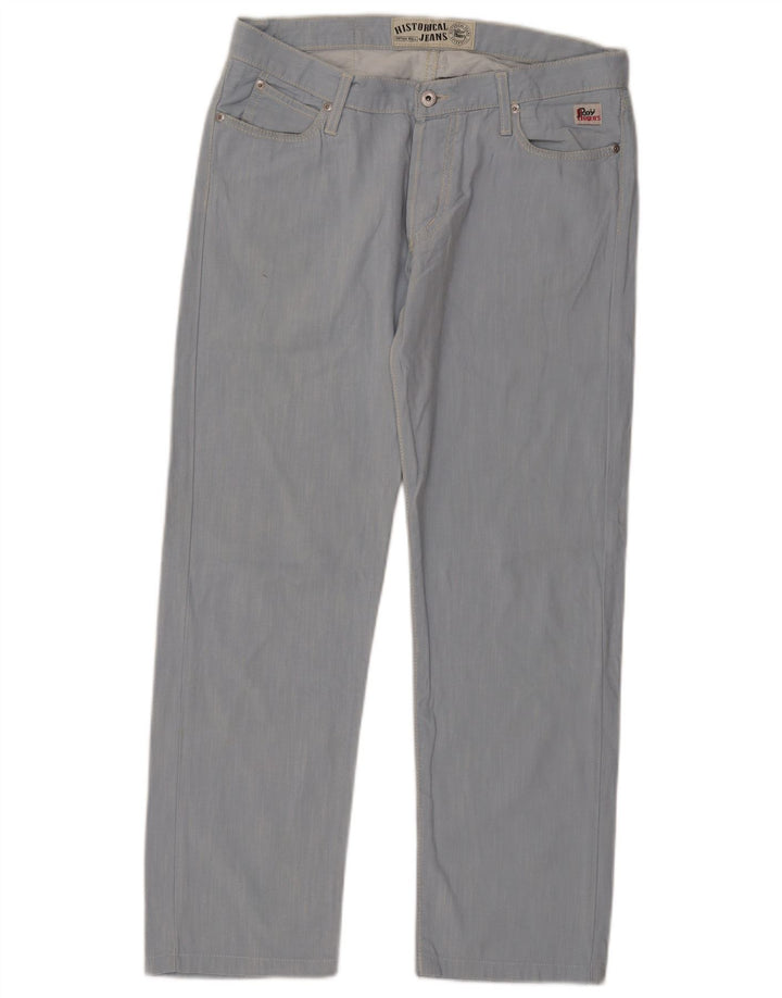Roy Rogers Herren Straight Jeans W32 L29 Blaue Baumwolle