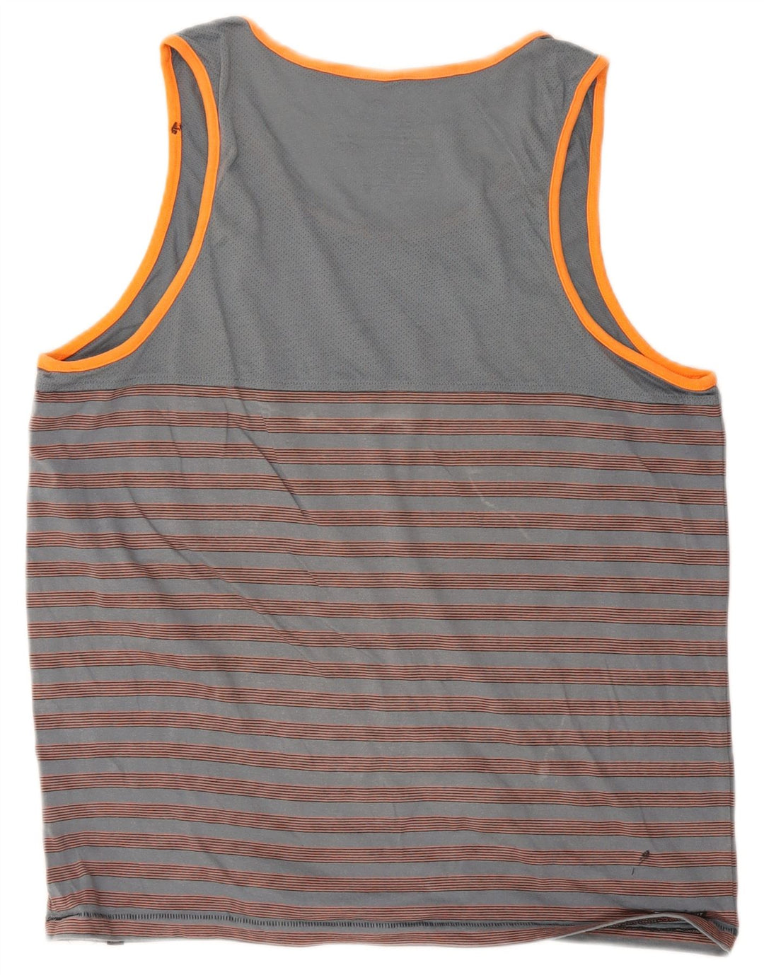 Hurley Herren-Weste mit Premium-Passform, groß, grau gestreift, Baumwolle