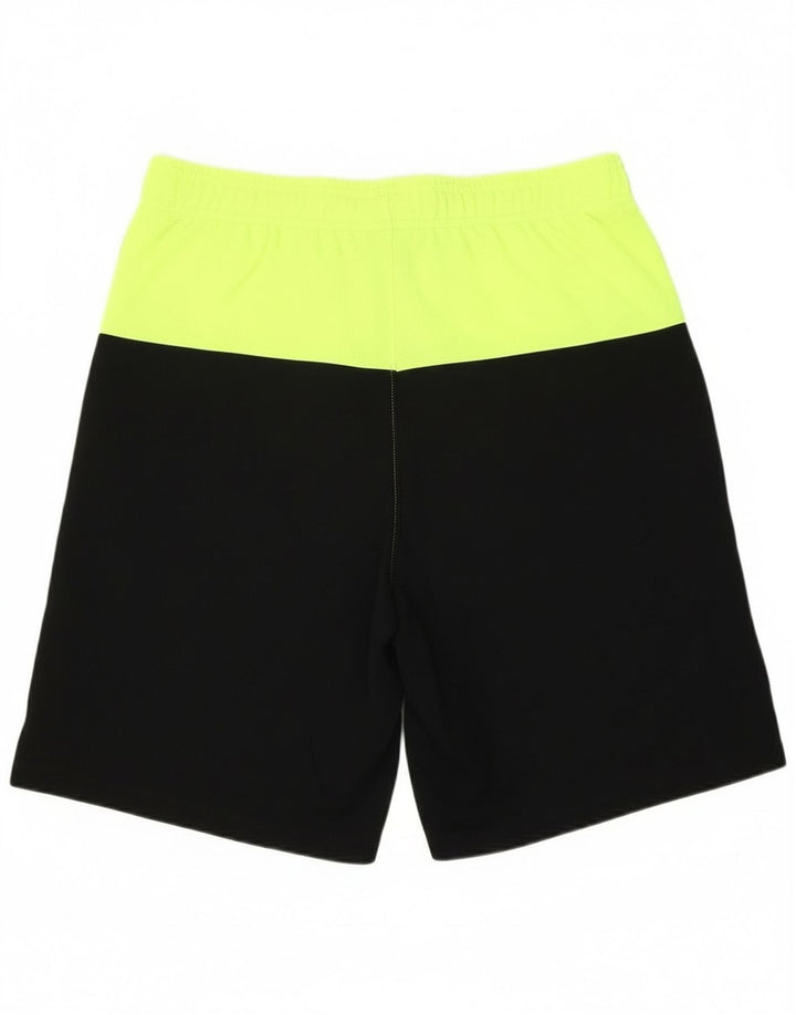 Fila Sportshorts für Jungen, 15–16 Jahre, schwarzes Colourblock-Polyester