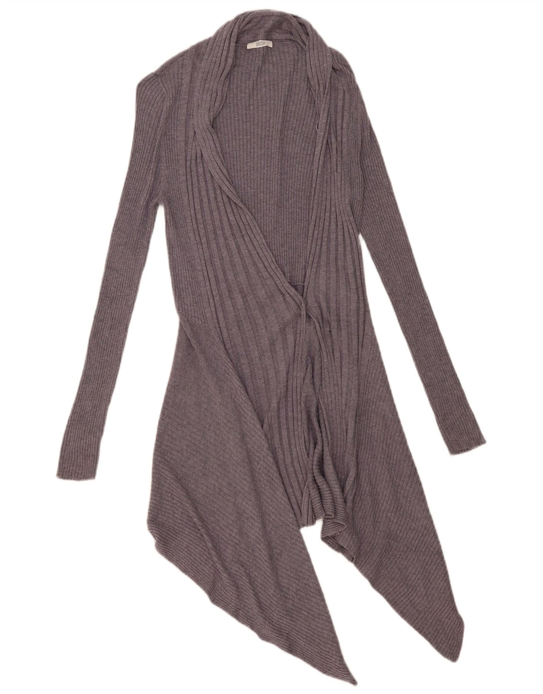 Marks & Spencer Damen Asymmetrischer Cardigan-Pullover UK 10 Small Lila