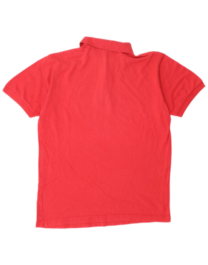 Kappa Herren-Poloshirt aus mittelroter Baumwolle