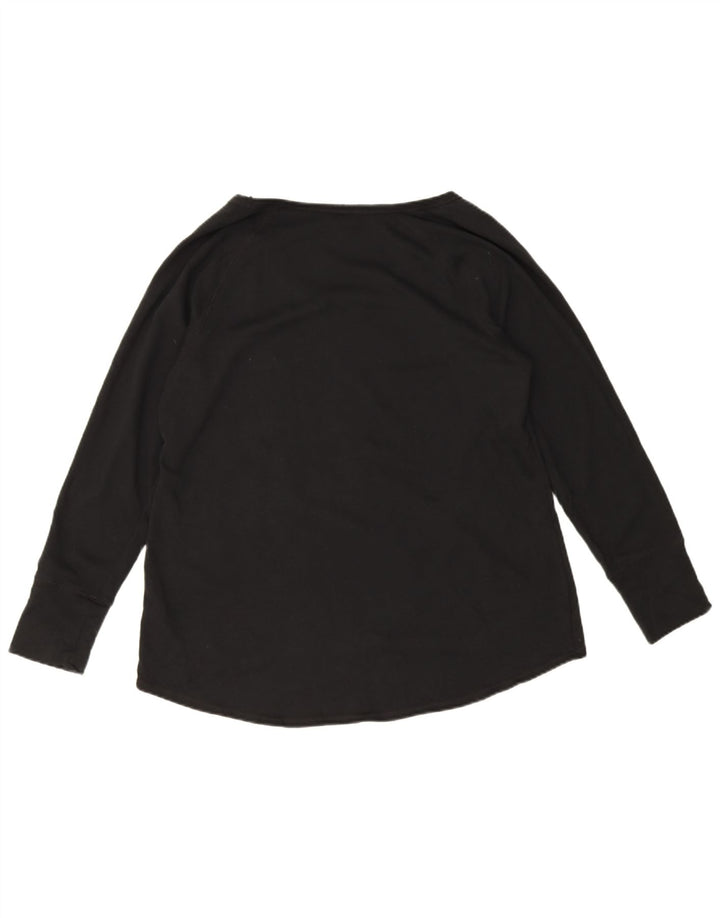 Champion Damen Sweatshirt Pullover UK 18 XL Schwarz Polyester
