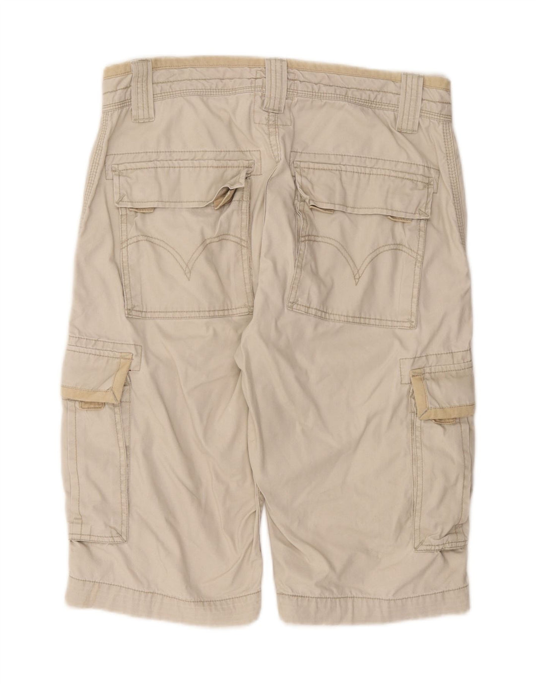LEVI'S Herren Cargoshorts W32 Mittelbeige Baumwolle