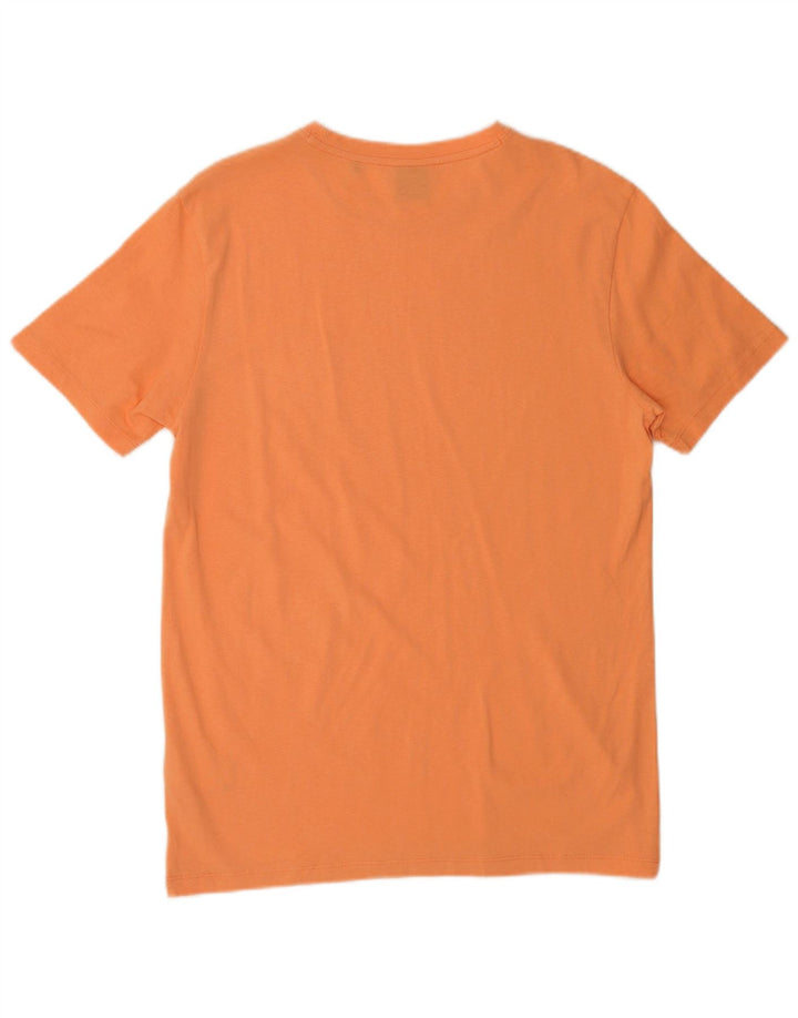 Hugo Boss Herren T-Shirt Top Mittelorange Baumwolle