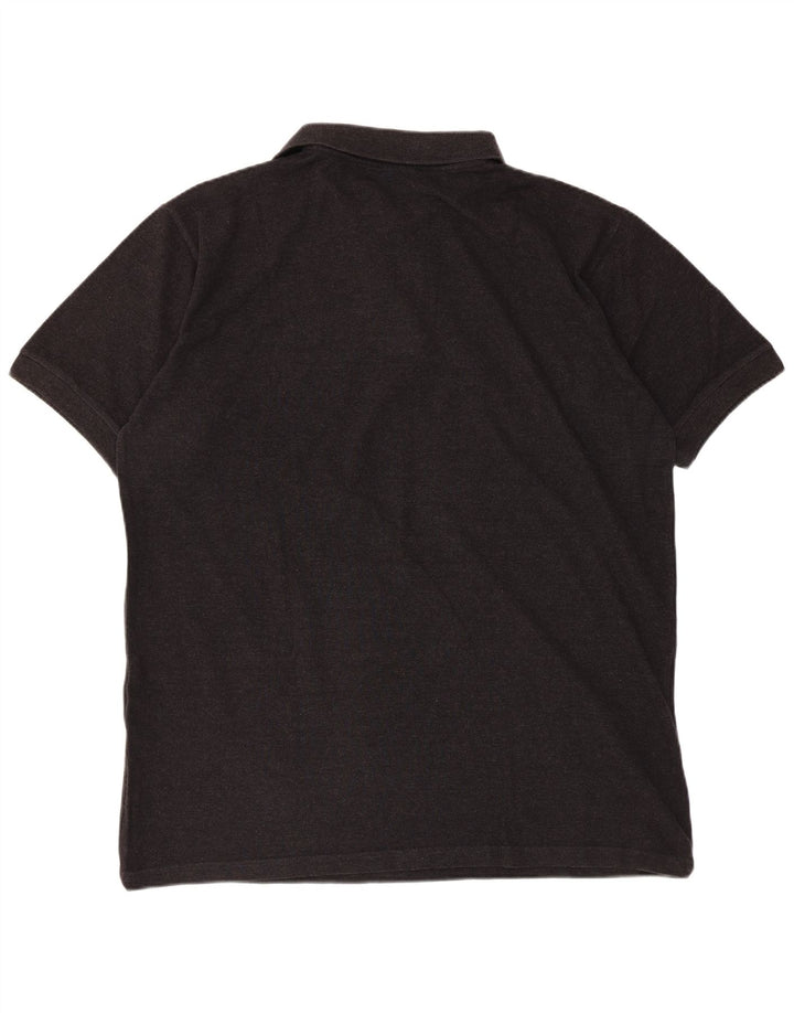 Reebok Herren Poloshirt XL Schwarz Baumwolle