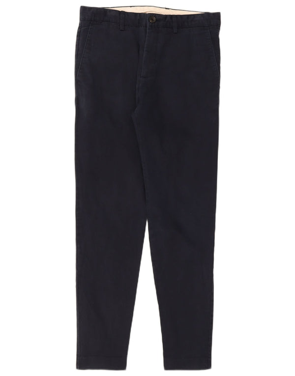 Zara Slim Chino-Hose für Herren, EU 38, Größe S, W30, L29, Marineblau