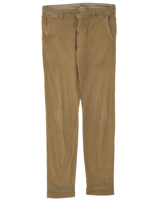 Levi's Herren Standard Tapered Fit Chinohose W32 L34 Khaki Baumwolle
