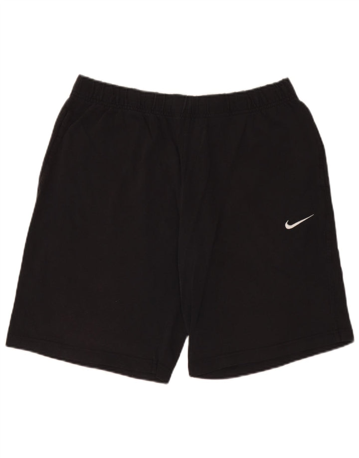 Nike Herren-Sportshorts, groß, aus schwarzer Baumwolle
