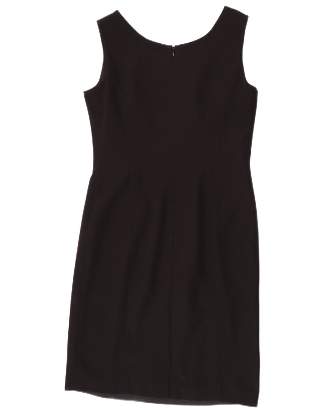 Libra Damen Ärmelloses Etuikleid UK 12 Mittelschwarzes Polyester