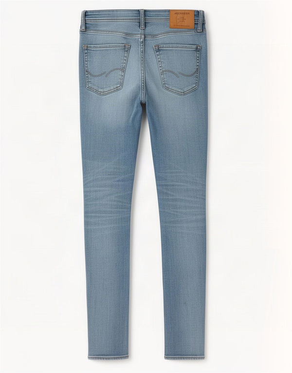 Jack & Jones Herren Liam Skinny Jeans W30 L32 Blaue Baumwolle