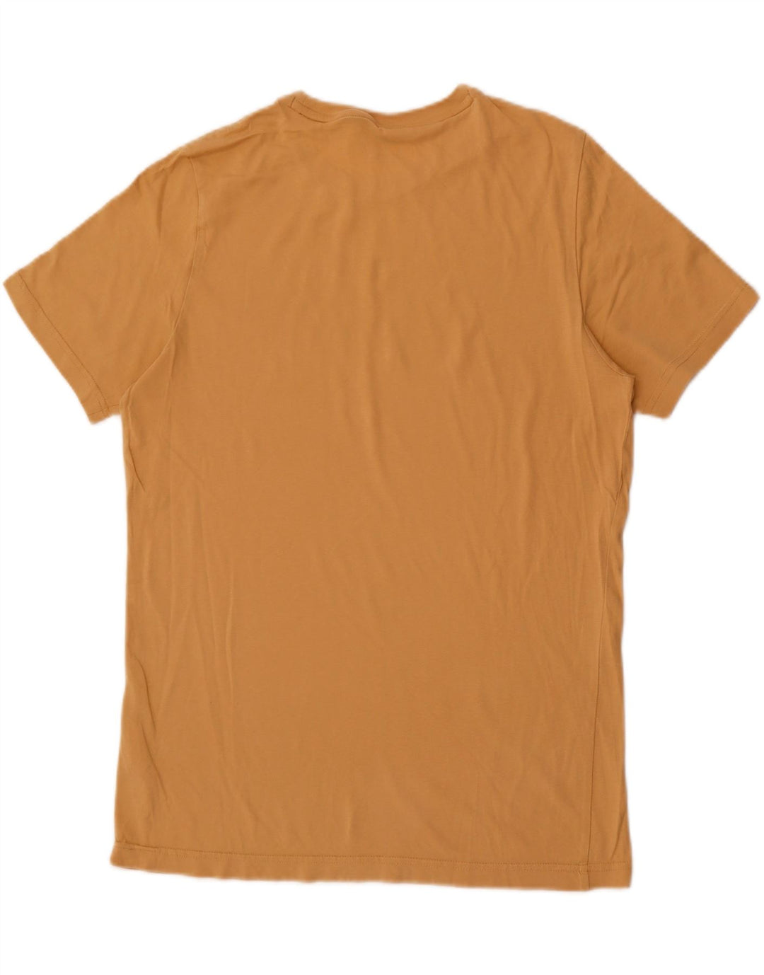 Puma Herren Grafik-T-Shirt-Oberteil aus mittelgelber Baumwolle