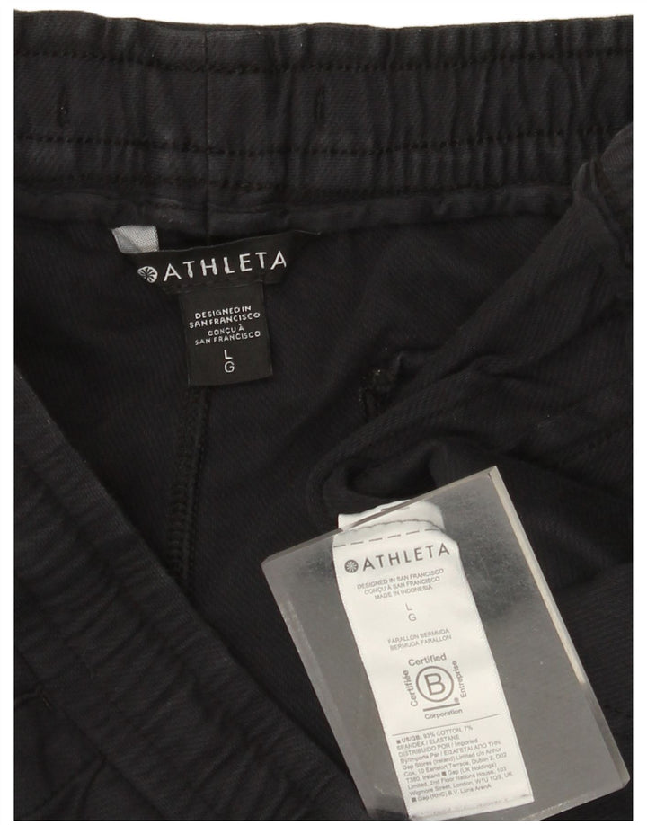 Athleta Herren Chino-Shorts, Größe L, W34, Marineblau, Baumwolle