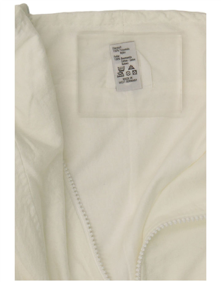 Trigema Herren-Trainingsanzug-Oberteil, Jacke, XL, weißes Nylon
