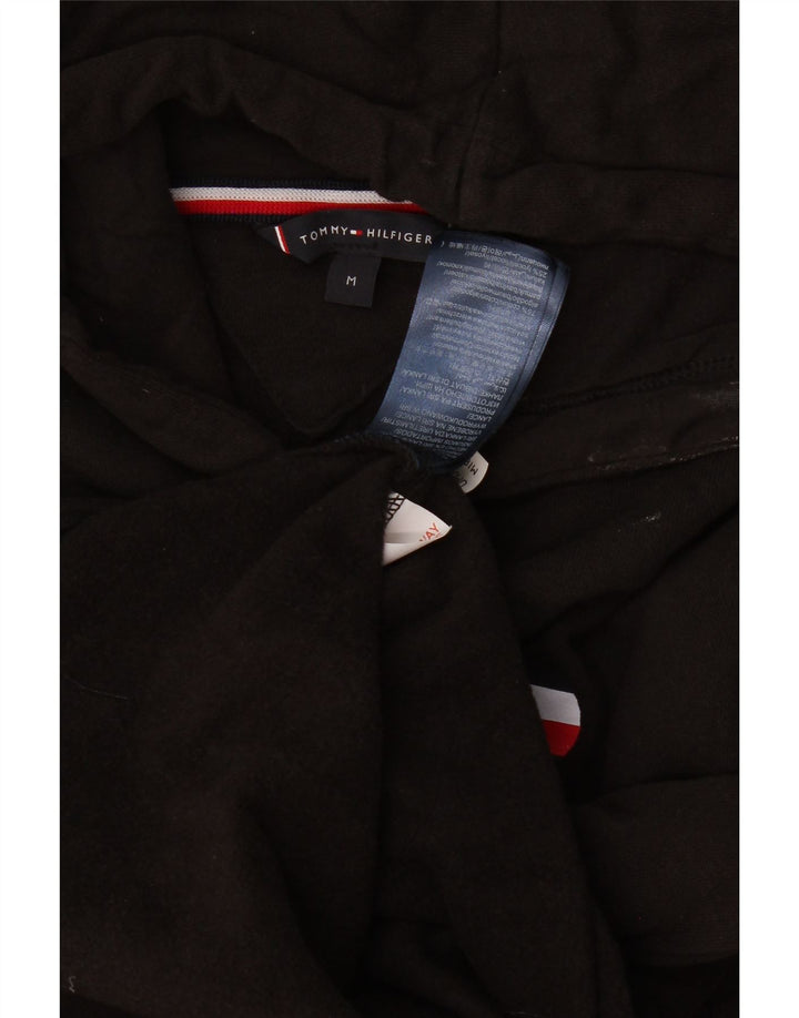 Tommy Hilfiger Herren-Kapuzenpullover mit Grafik, mittelschwarz, Baumwolle