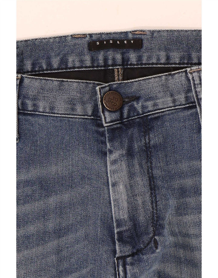 Sisley Damen Skinny Jeans W31 L32 Blau