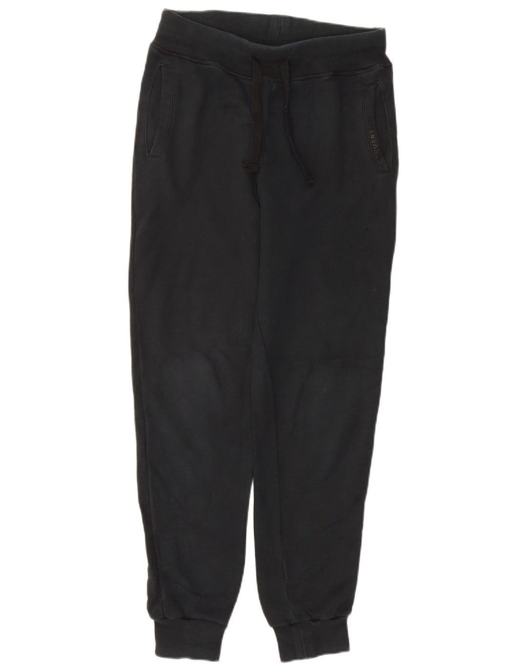 CONVERSE Mens Tracksuit Trousers Joggers Medium  Navy Blue Cotton