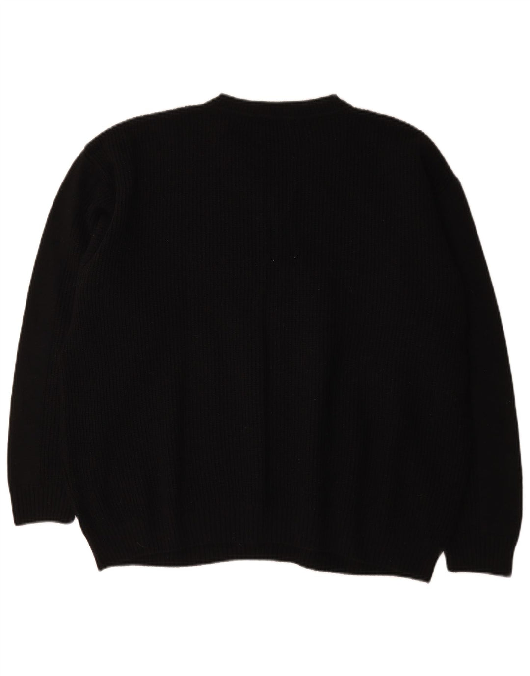 Engbers Herren-Pullover mit V-Ausschnitt, EU 54, XL, schwarz gestreift, Wolle