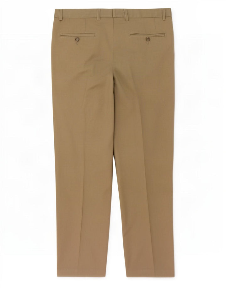 Marks & Spencer Herrenanzughose W34 L31 Beige Wolle