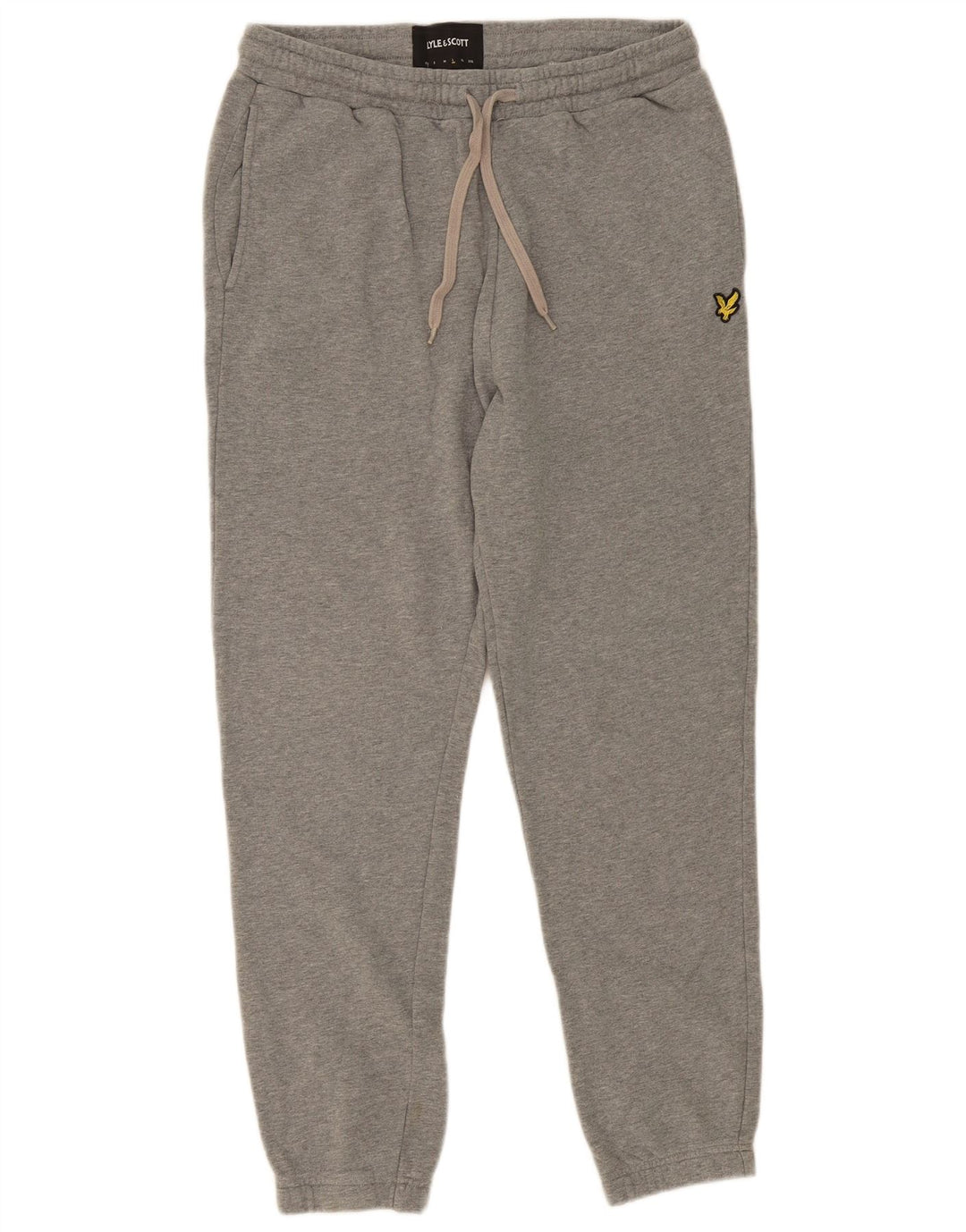 LYLE & SCOTT Herren-Trainingshose, Jogginghose, Größe L, Grau, Baumwolle