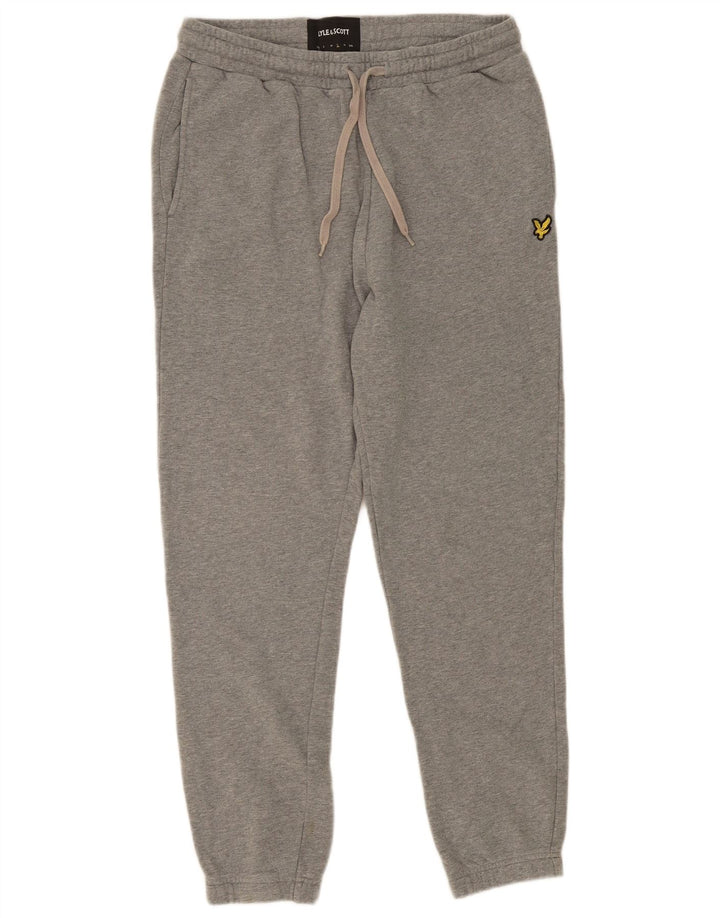 LYLE & SCOTT Herren-Trainingshose, Jogginghose, Größe L, Grau, Baumwolle