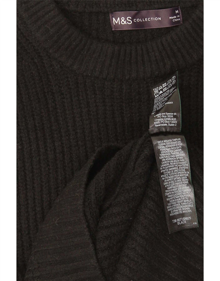 Marks & Spencer Herren Weste Tank Top Medium Schwarz Polyester