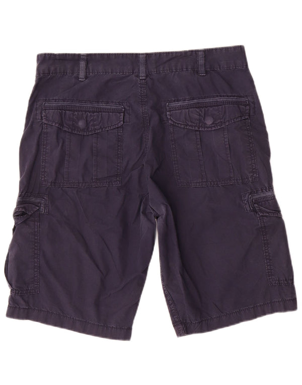 Napapijri Herren Cargoshorts W32 Medium Marineblau Baumwolle