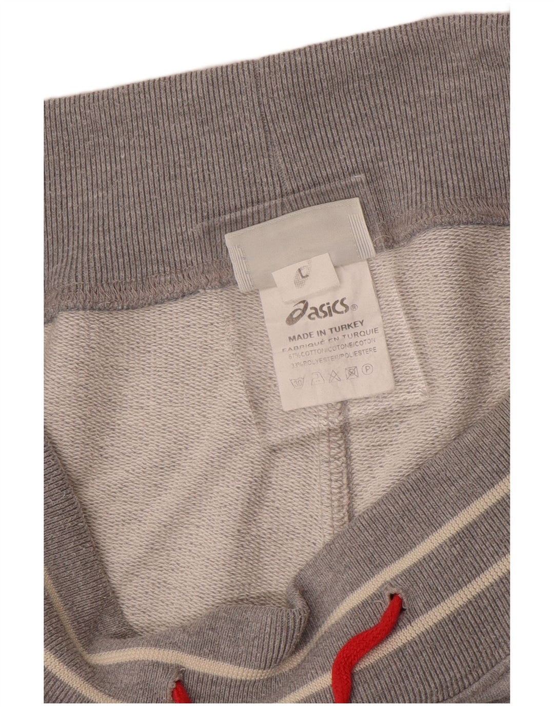 ASICS Herren-Trainingshose, große grau gefleckte Baumwolle