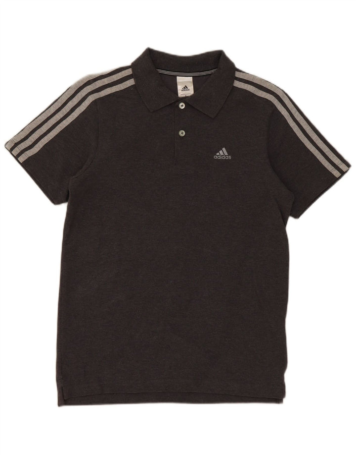 Adidas Herren Climalite Poloshirt Small Grau Baumwolle