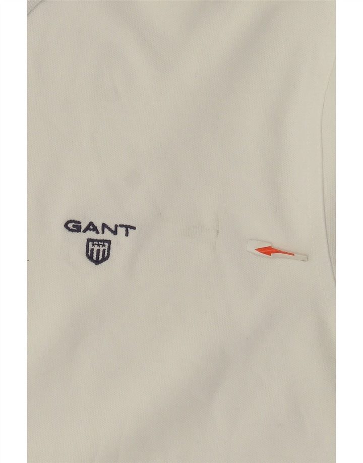 Gant Herren Poloshirt XL Weiße Baumwolle