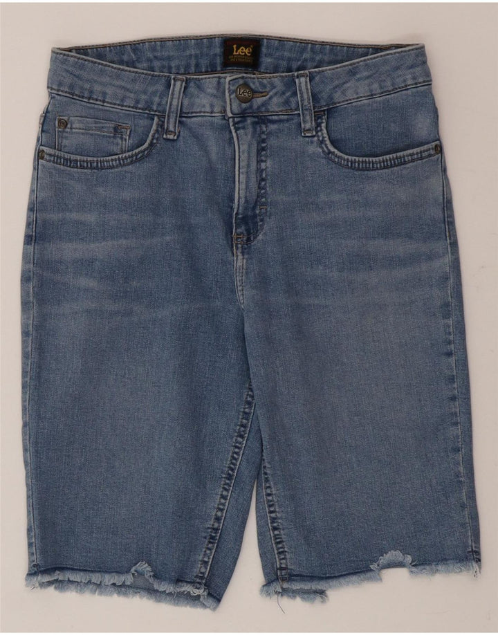 Lee Damen Jeansshorts US 6 Medium W28 Blaue Baumwolle
