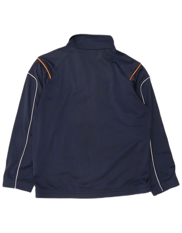 Champion Damen-Trainingsanzug-Top-Jacke, UK 12, mittleres Marineblau, Farbblock