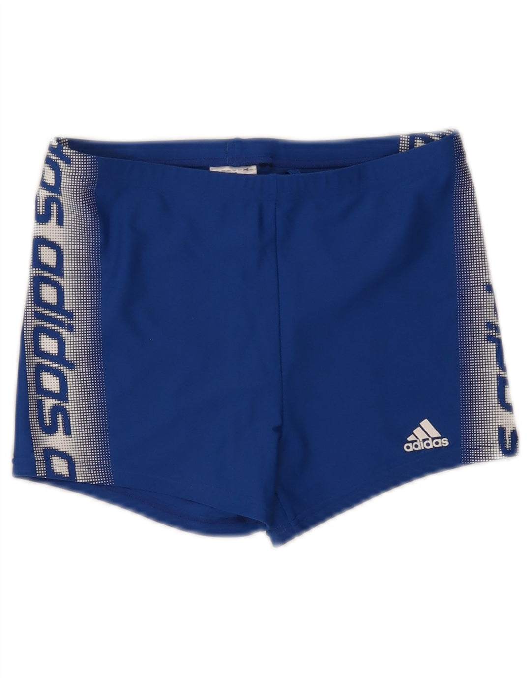 Adidas Herren Badeshorts mit Grafik, mittelblaues Nylon