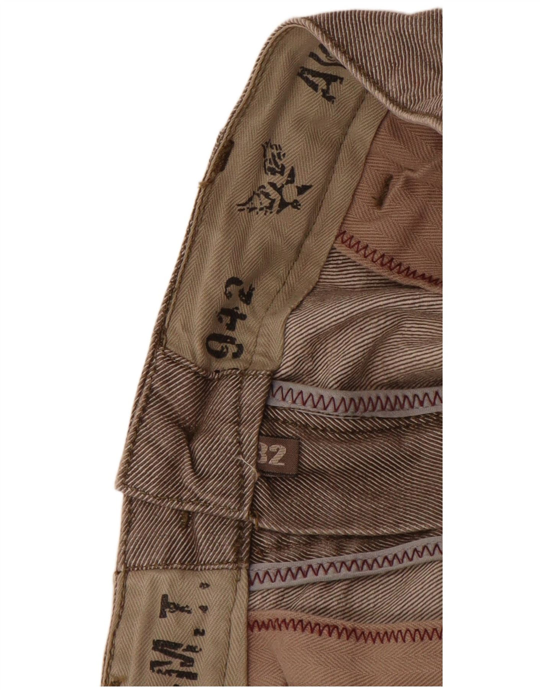 Avirex Herren gerade Chinohose W32 L29 Grau