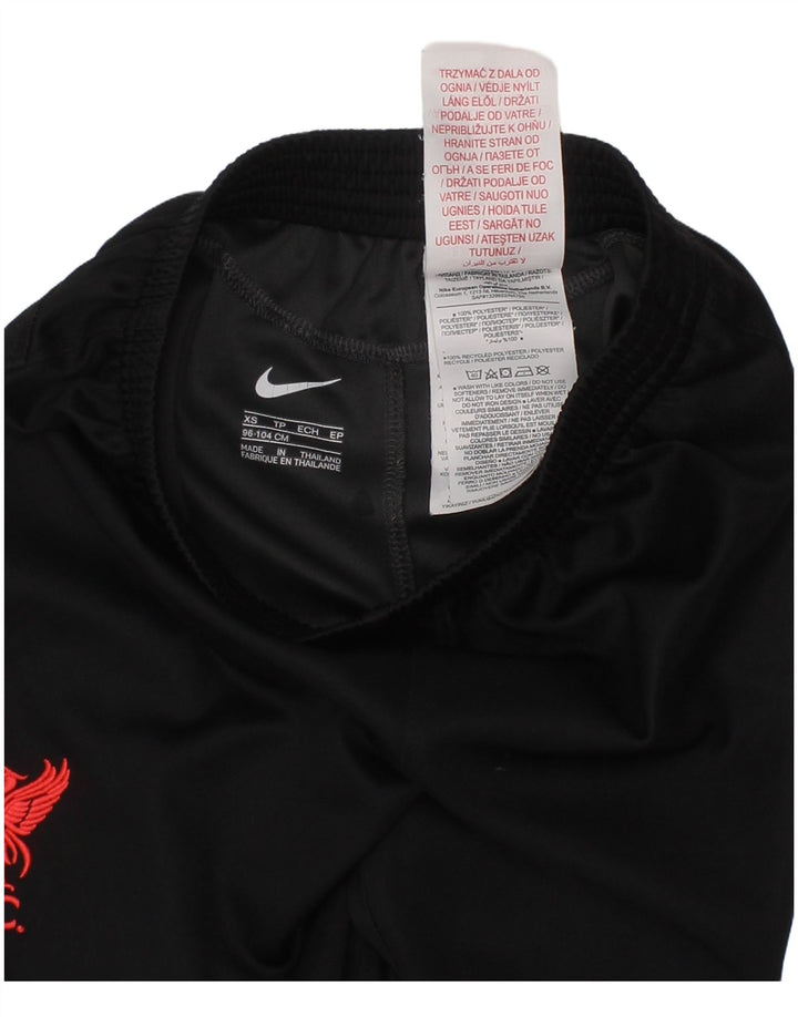 Nike Liverpool Sportshorts für Jungen, 2–3 Jahre, XS, schwarzes Polyester