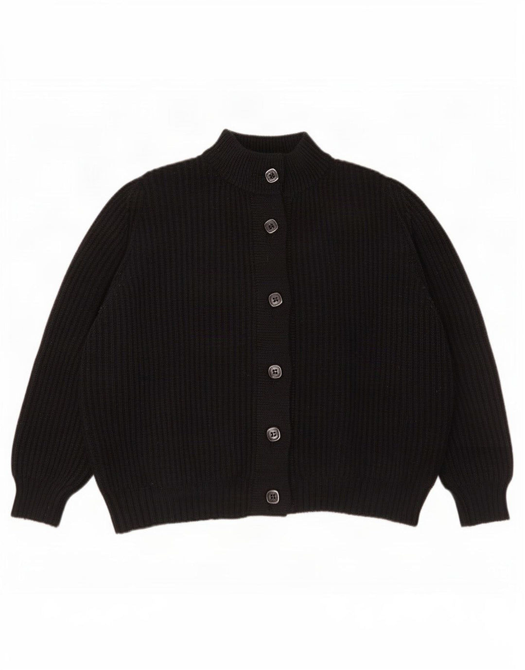 Vintage Damen Cardigan Pullover IT 52 2XL Schwarz