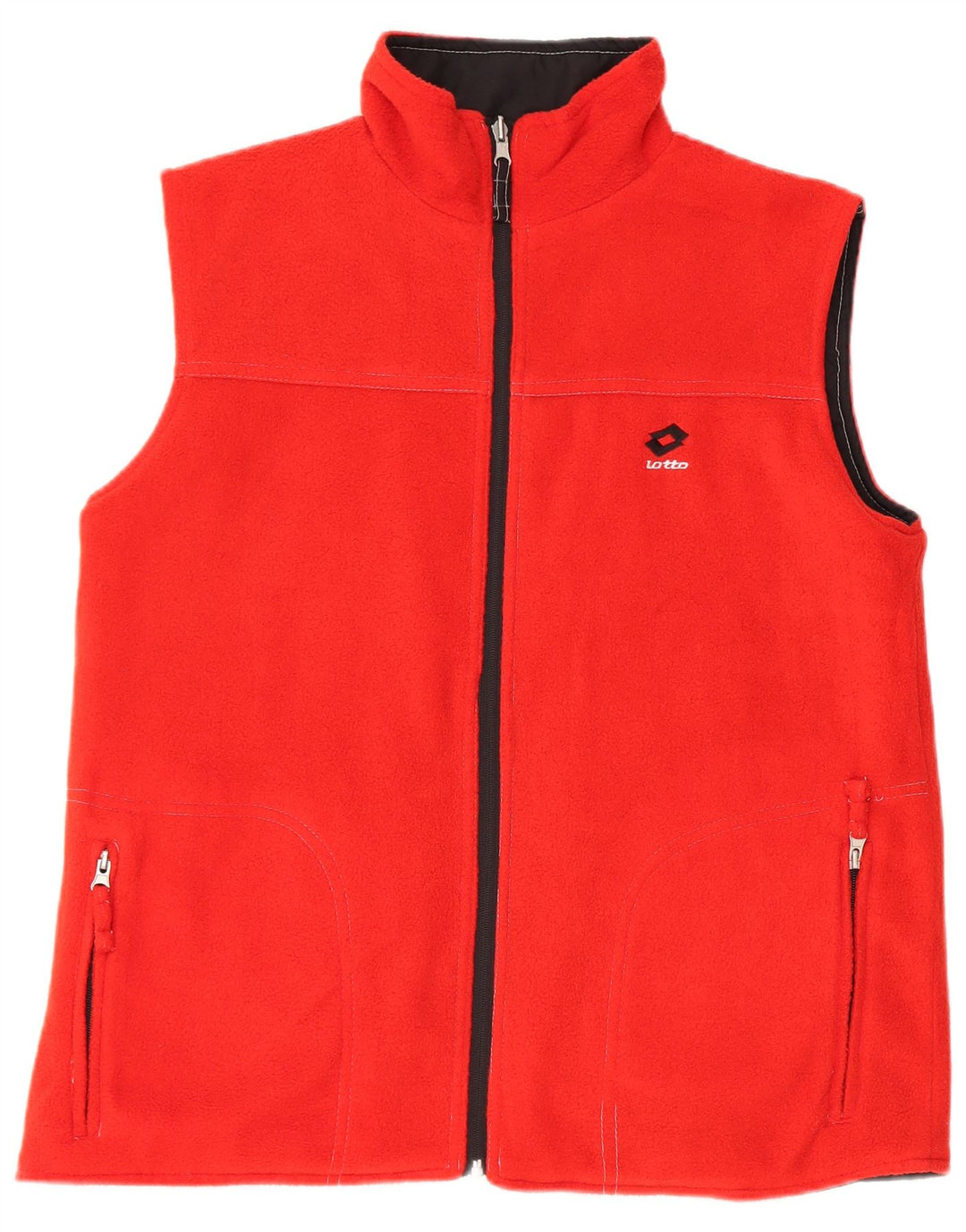 Lotto Herren-Gilet mit Grafik, wendbar, Gr. 36, Größe S, Schwarz, Polyester