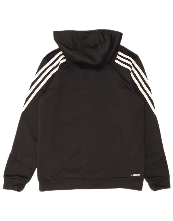 Adidas Damen Aeroready Zip Hoodie Pullover UK 4 XS Schwarz