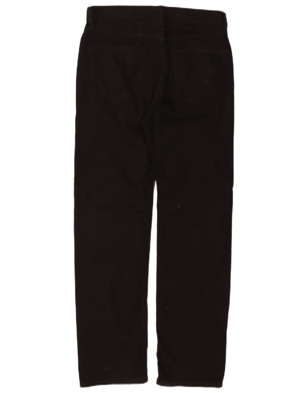 Marks & Spencer Herren-Jeans mit normaler Passform, gerade Passform, W32, L31, schwarze Baumwolle
