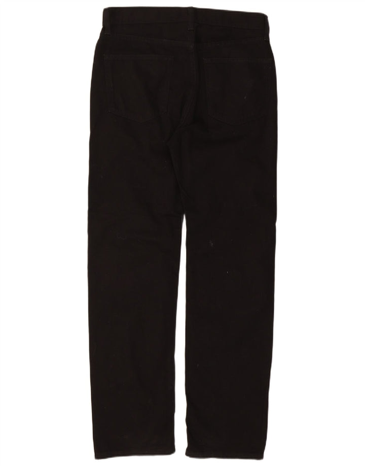 Marks & Spencer Herren-Jeans mit normaler Passform, gerade Passform, W32, L31, schwarze Baumwolle