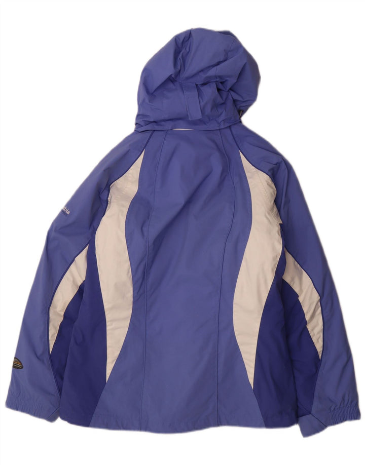 Columbia Damen Interchange Windjacke UK 10 Small Blue Colourblock