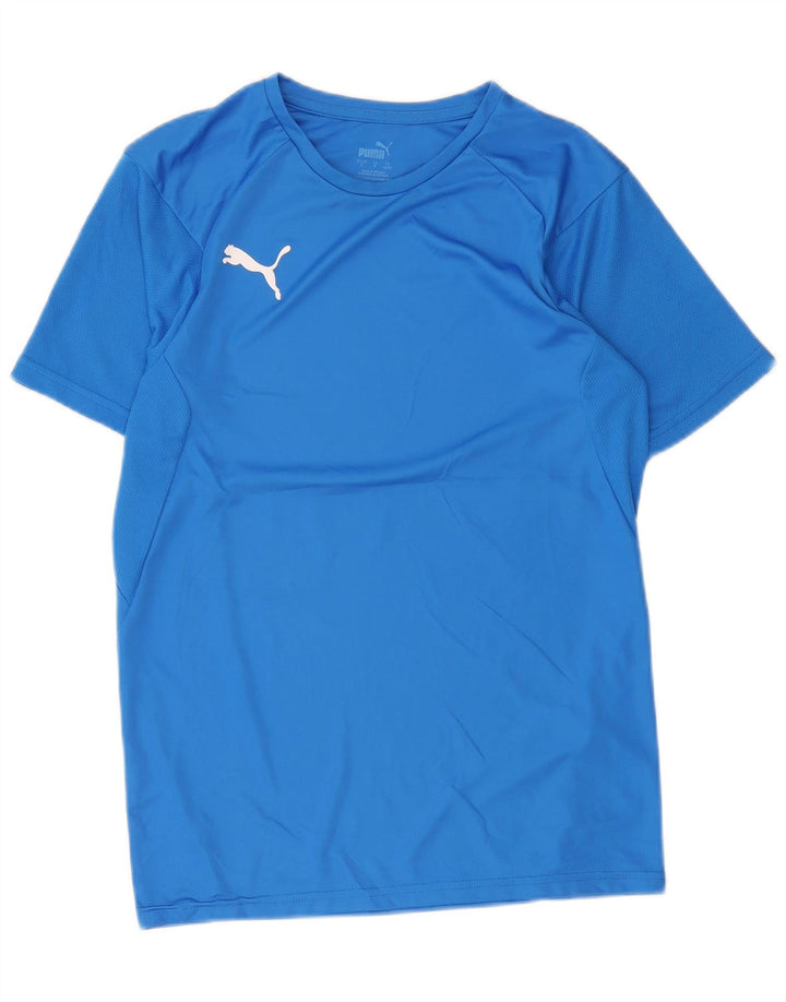 Puma Herren T-Shirt Top Small Blau