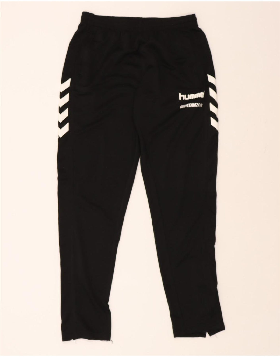 HUMMEL Mens Graphic Tracksuit Trousers Medium  Black Vintage Hummel and Second-Hand Hummel from Messina Hembry 