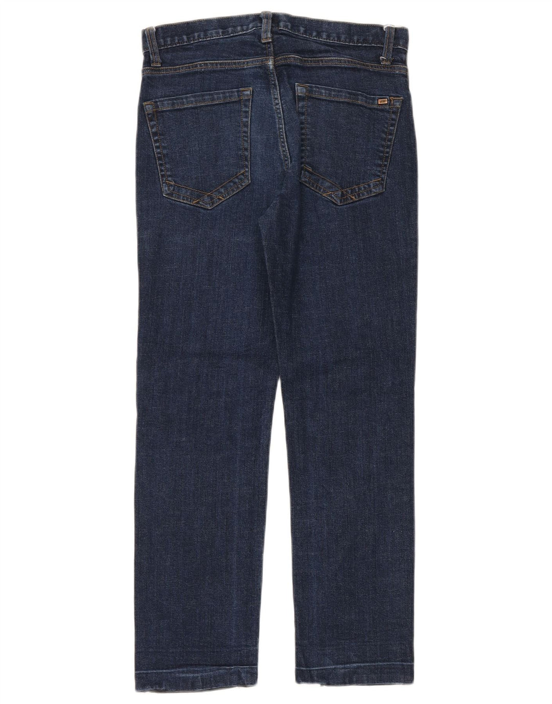 Vans Damen Straight Jeans W28 L26 Marineblaue Baumwolle