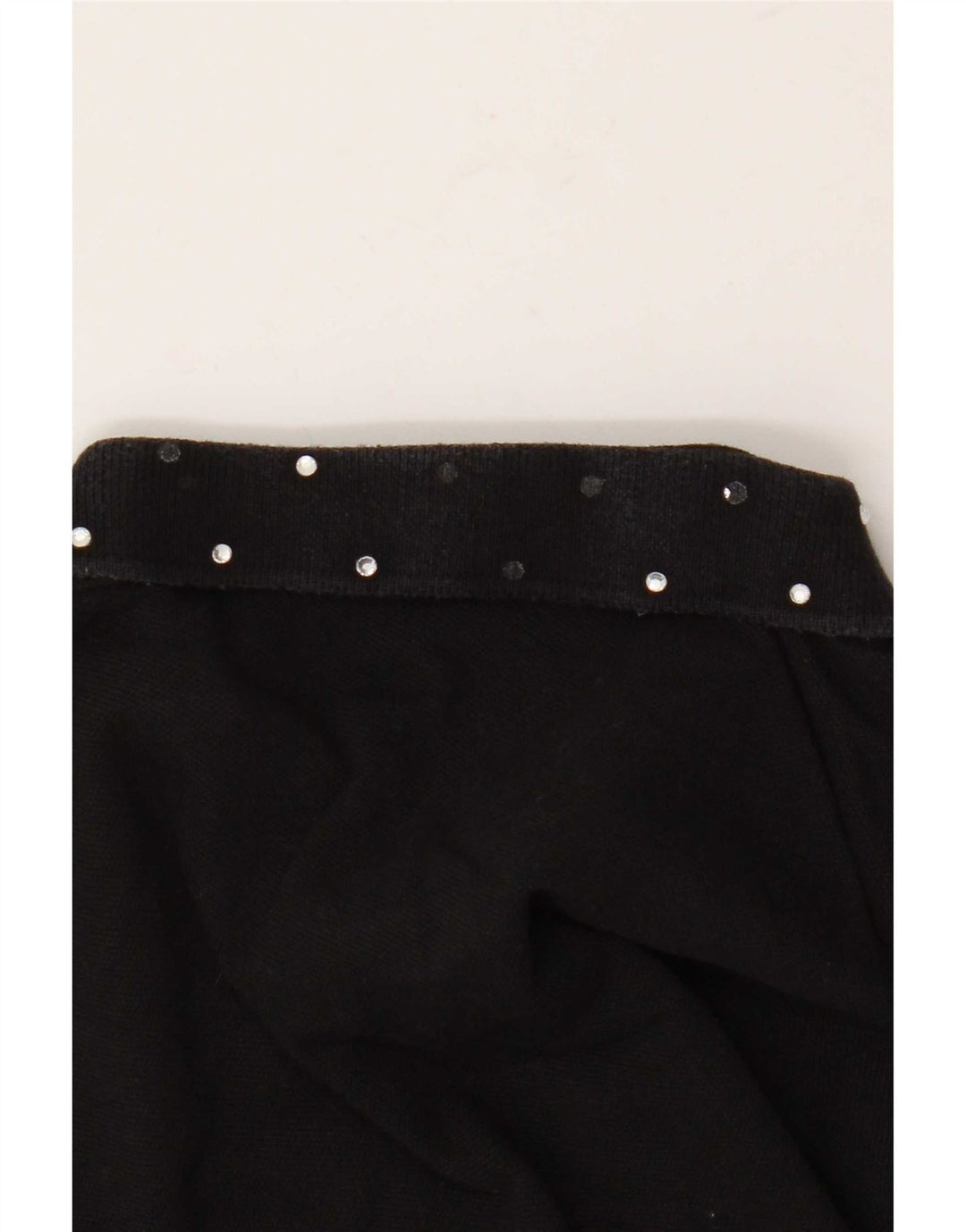 Sun68 Damen Poloshirt UK 14 Large Schwarz Baumwolle
