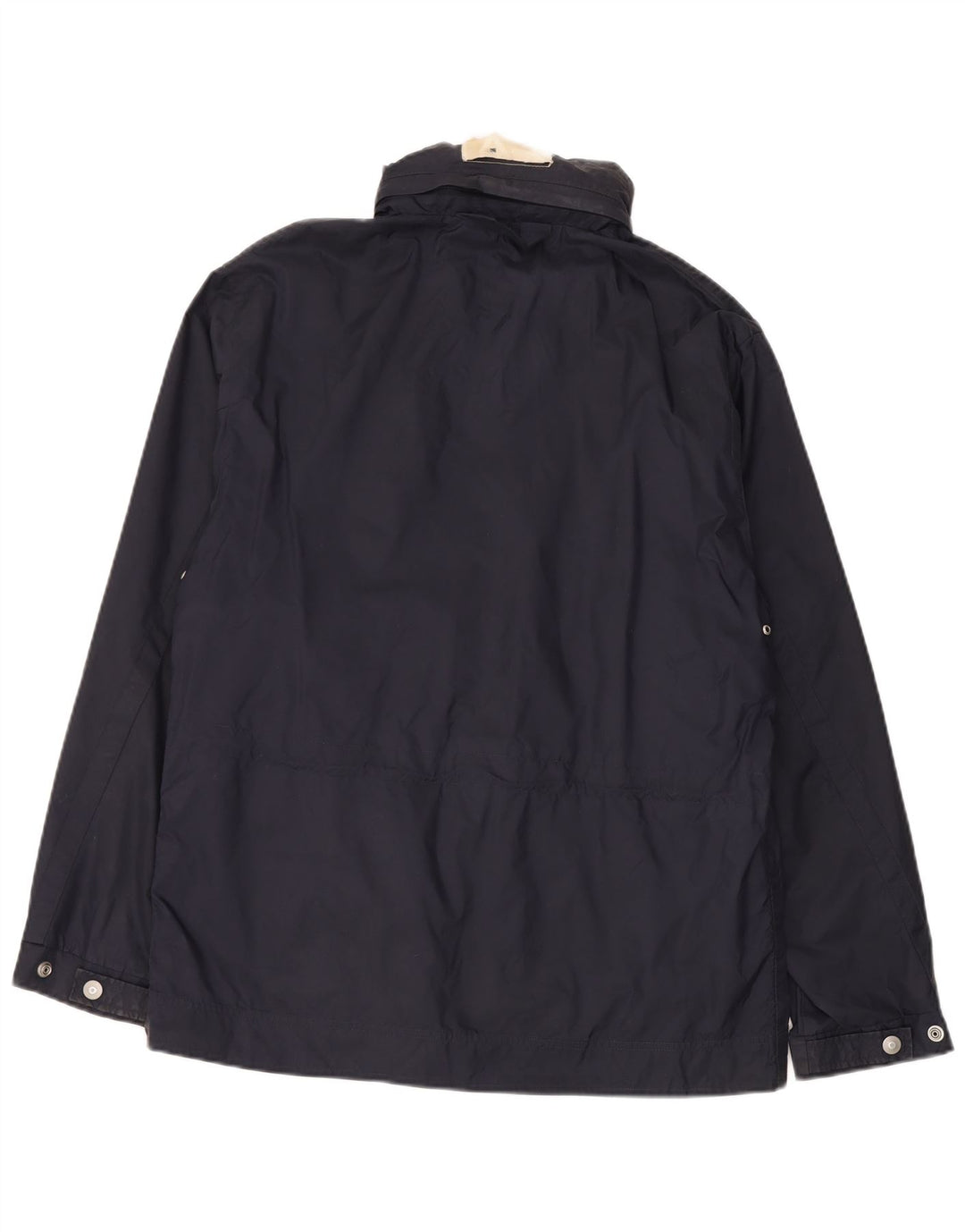 Armani Jeans Herren Regenjacke UK 40 Large Marineblau Polyamid