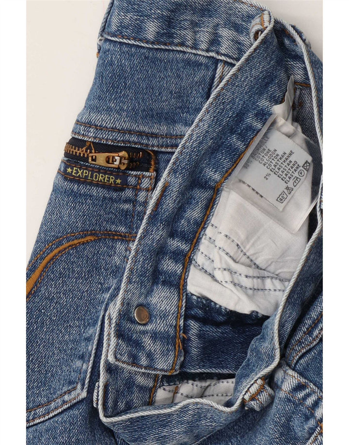 Explorer Damen Straight Jeans W26 L30 Blaue Baumwolle